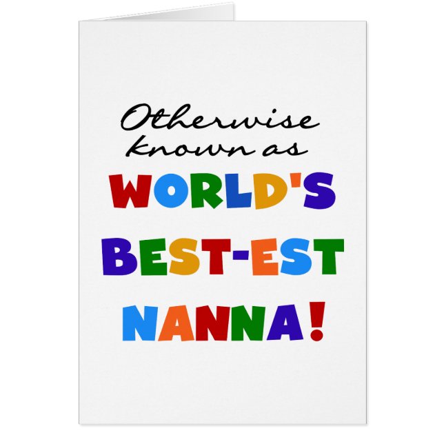 Otherwise Known as Best-est Nanna Gifts (Front)
