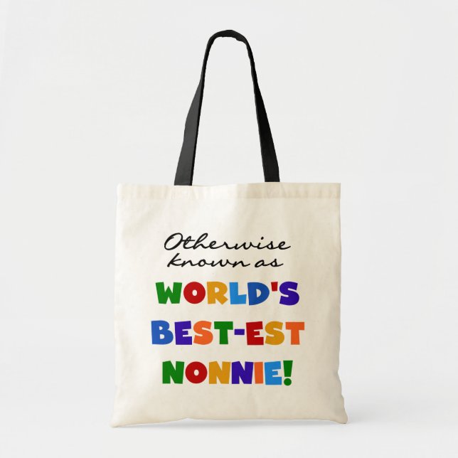 Otherwise Known as Best-est Nonnie Gifts Tote Bag (Front)