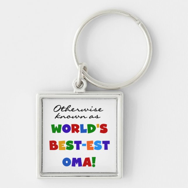 Otherwise Known as Best-est Oma Tshirts and Gifts Key Ring (Front)