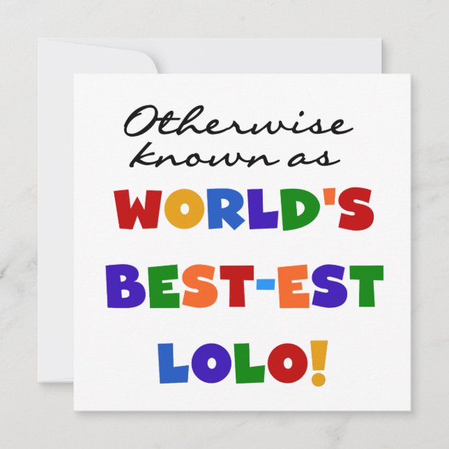 Otherwise Known Best-est Lolo T-shirts and Gifts (Front)