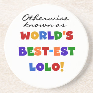 Otherwise Known Best-est Lolo T-shirts and Gifts Coaster