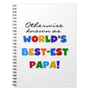 Otherwise Known Best-est Papa Tshirts and Gifts Notebook