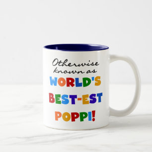 Otherwise Known Best-est Poppi T-shirts and Gifts Two-Tone Coffee Mug