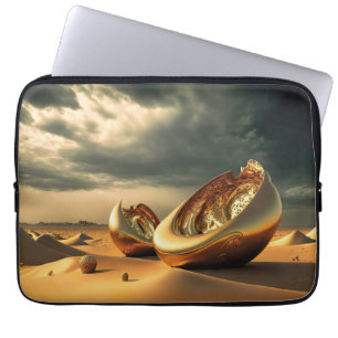 Otherworld Relics – Surreal Desert Sculpture Laptop Sleeve