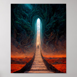 Otherworld Road 2 Fantasy Art Poster