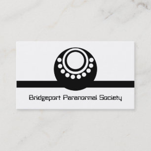Otherworldly Business Card, Black Business Card