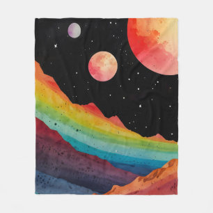 Otherworldly Spectrum Fleece Blanket