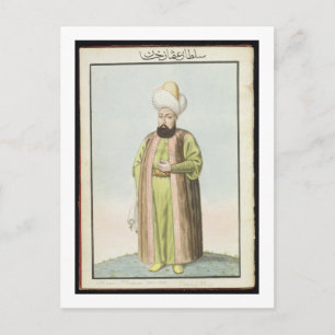 Othman (Osman) I (1259-1326), founder of the Ottom Postcard