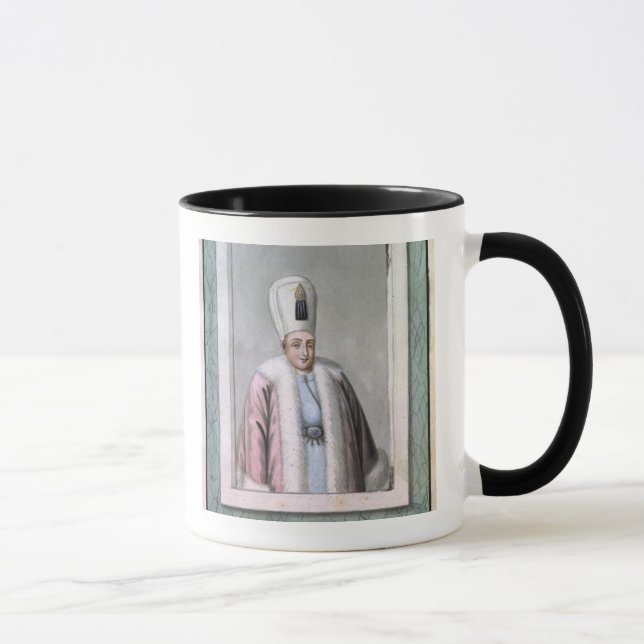 Othman (Osman) II (1603-22) Sultan 1618-22, from ' Mug (Right)