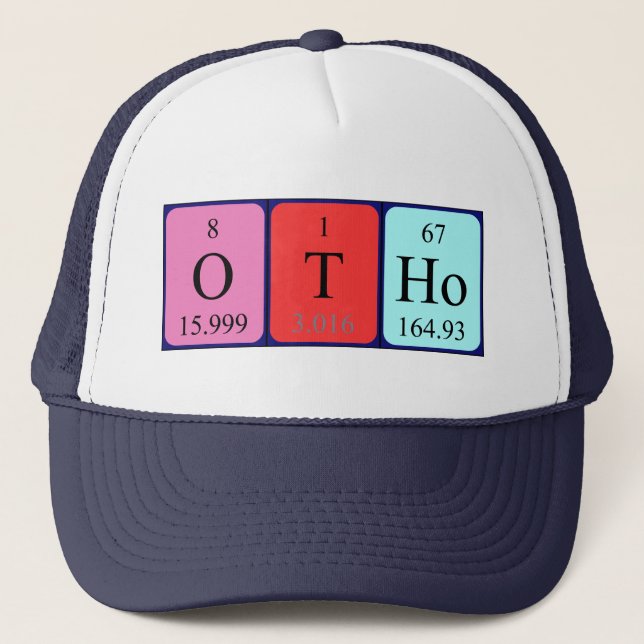 Otho periodic table name hat (Front)