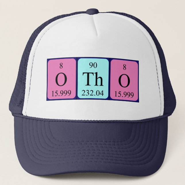 Otho periodic table name hat (Front)