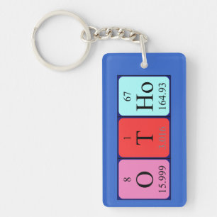 Otho periodic table name keyring