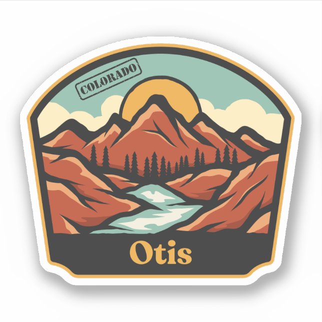 Otis, Colorado Sticker (Front)