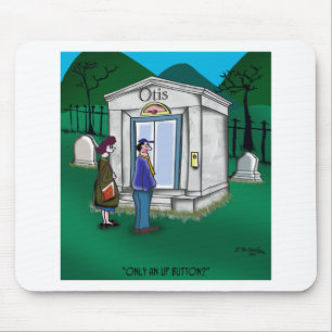 Otis Elevator Mausoleum Only has an Up Button Mouse Pad
