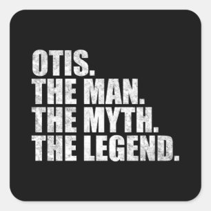 Otis name, Otis The Man The Myth The Legend Square Sticker