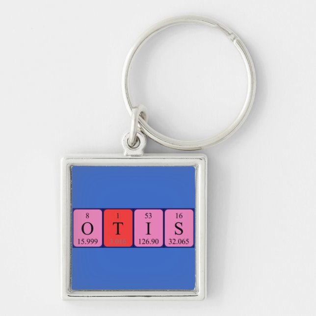 Otis periodic table name keyring (Front)