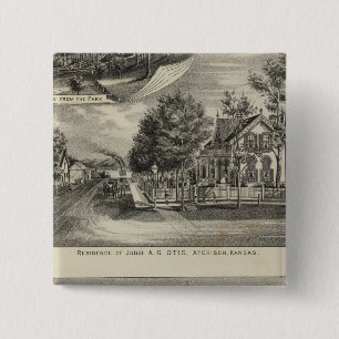 Otis Price Villa, Kansas 15 Cm Square Badge