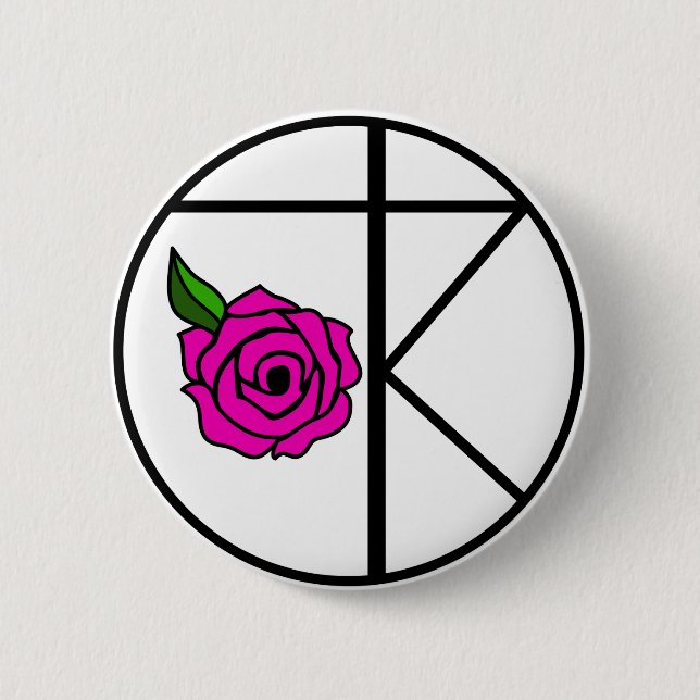OTK Insignia 6 Cm Round Badge (Front)