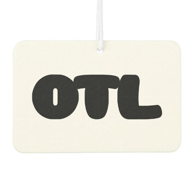 OTL Emoticon ~ Korean Slang Car Air Freshener (Front)