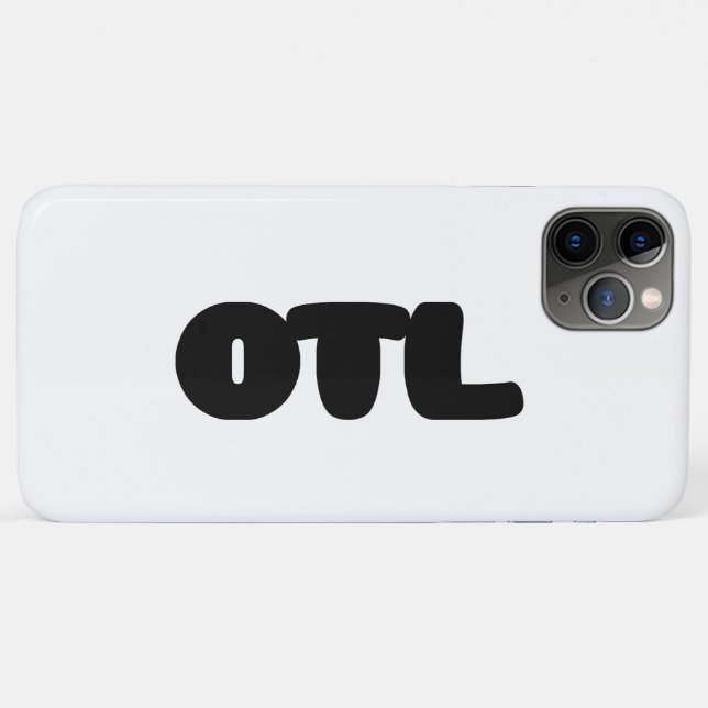 OTL Emoticon ~ Korean Slang Case-Mate iPhone Case (Back (Horizontal))