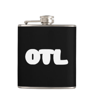 OTL Emoticon ~ Korean Slang Hip Flask