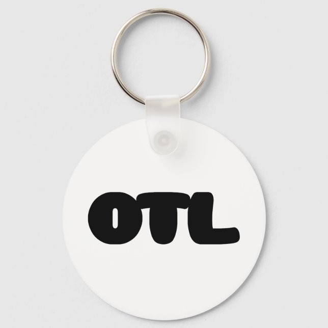 OTL Emoticon ~ Korean Slang Key Ring (Front)