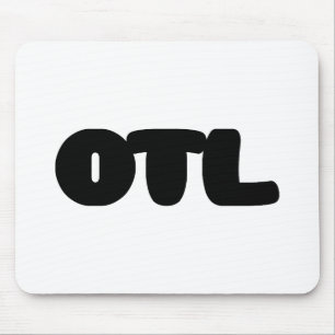 OTL Emoticon ~ Korean Slang Mouse Pad