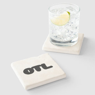 OTL Emoticon ~ Korean Slang Stone Coaster