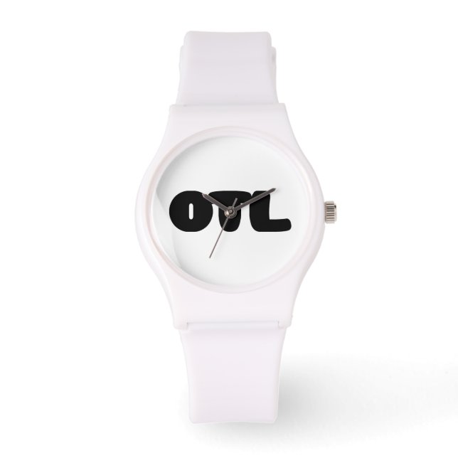 OTL Emoticon ~ Korean Slang Watch (Front)