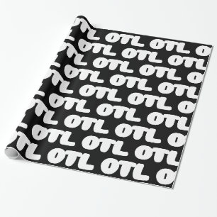 OTL Emoticon ~ Korean Slang Wrapping Paper