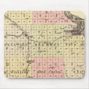 Otoe County, Nebraska Mouse Pad