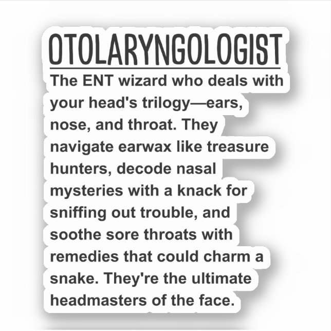 Otolaryngologist  (Front)