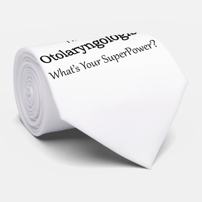 Otolaryngologist Tie (Rolled)
