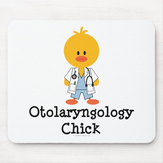 Otolaryngology Chick Mousepad (Front)