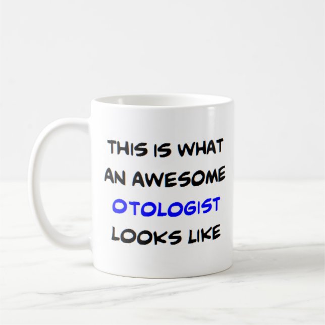 otologist, awesome coffee mug (Left)