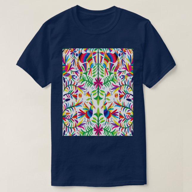 Otomi Colourful Graphic  T-Shirt (Design Front)