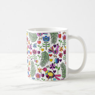 Otomi Floral Doodle Mug