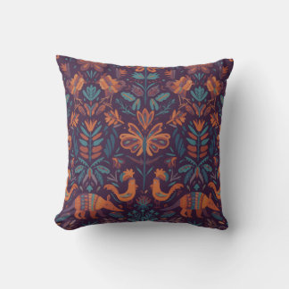 Otomi Mexican Decorative Throw Pillow