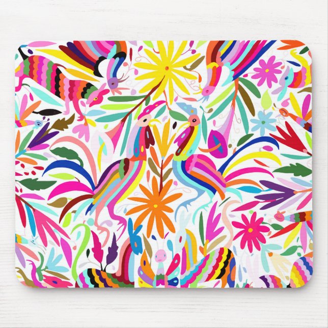 Otomi Mouse Pad, Pink/Pinks Pad (Front)