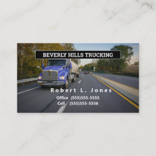 OTR Blue Truckers Business Card