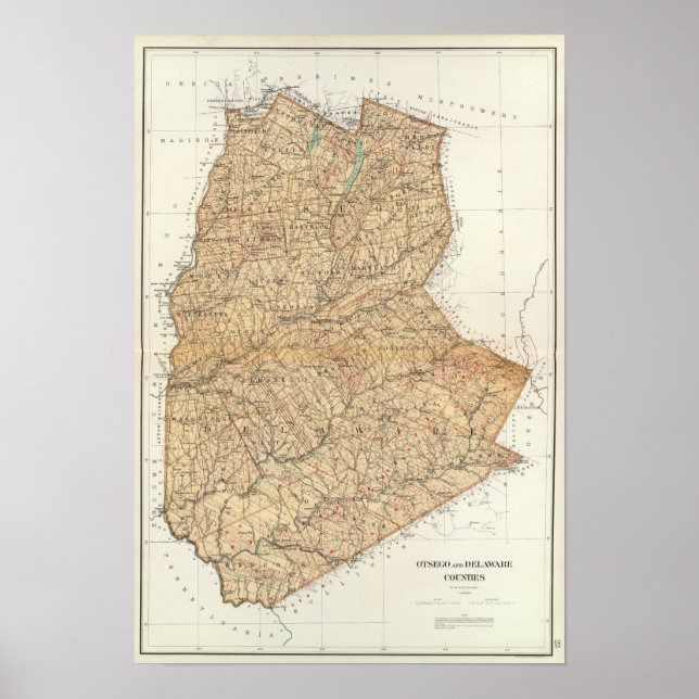 Otsego, Delaware counties Poster (Front)