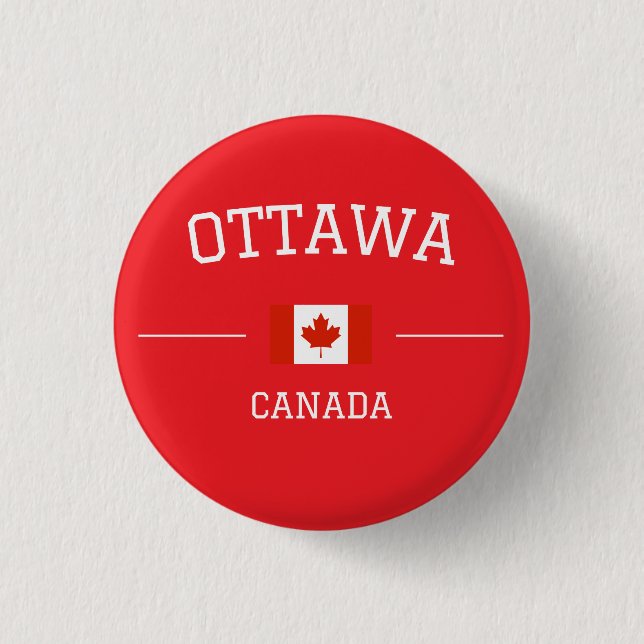 Ottawa 3 Cm Round Badge (Front)