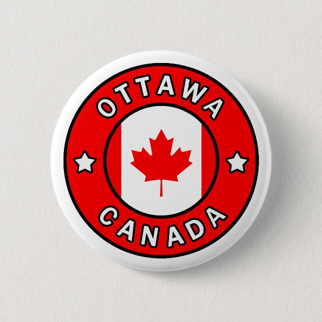 Ottawa Canada 6 Cm Round Badge (Front)