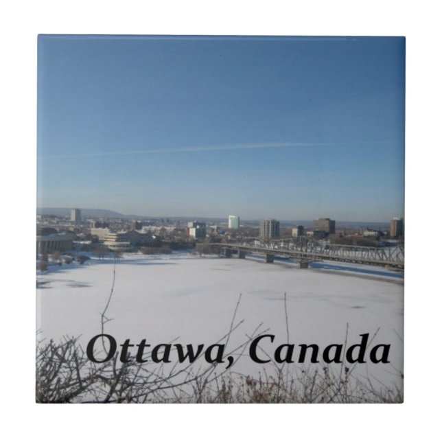 Ottawa Canada Ceramic Tile (Front)