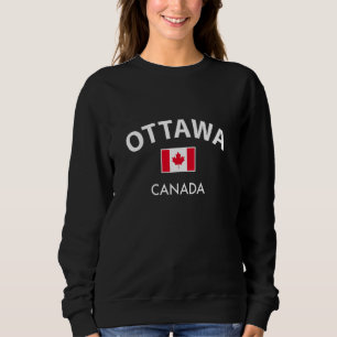 Ottawa Canada Flag Proud Canadian Sweatshirt