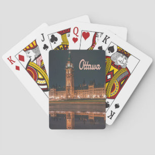 Ottawa Canada Ontario Parliament Hill Playing Cards