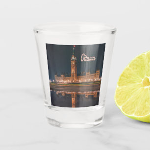 Ottawa Canada Ontario Parliament Hill Shot Glass