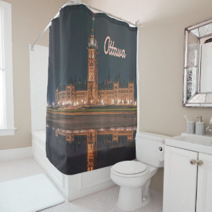 Ottawa Canada Ontario Parliament Hill Shower Curtain