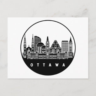 Ottawa Canada Skyline Postcard
