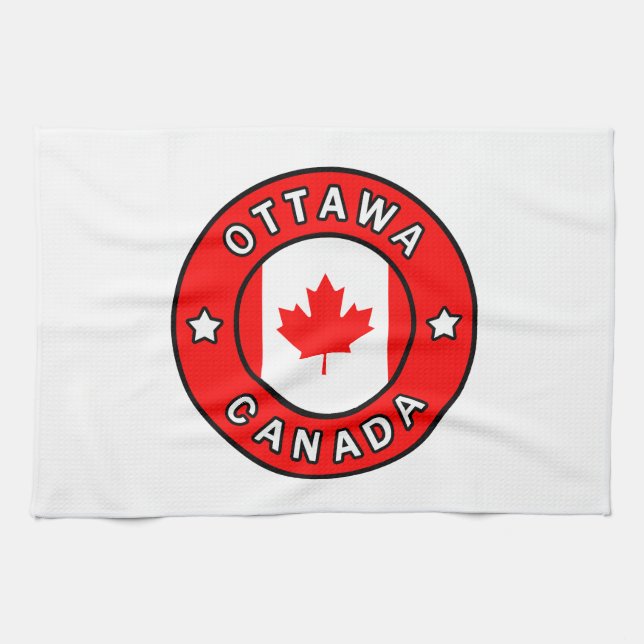Ottawa Canada Tea Towel (Horizontal)